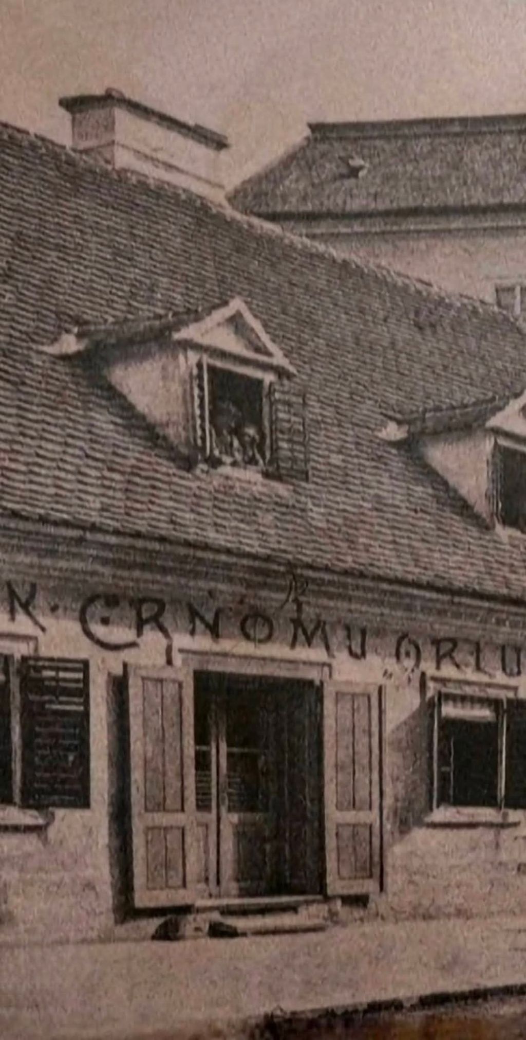 Frankopanska ulica, gostionica 'K crnom orlu'